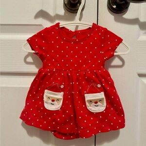 Carter’s newborn baby girl Christmas dress